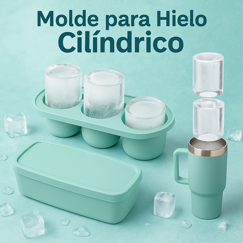 Molde de Hielo Alargado para Termo Tipo Stanley