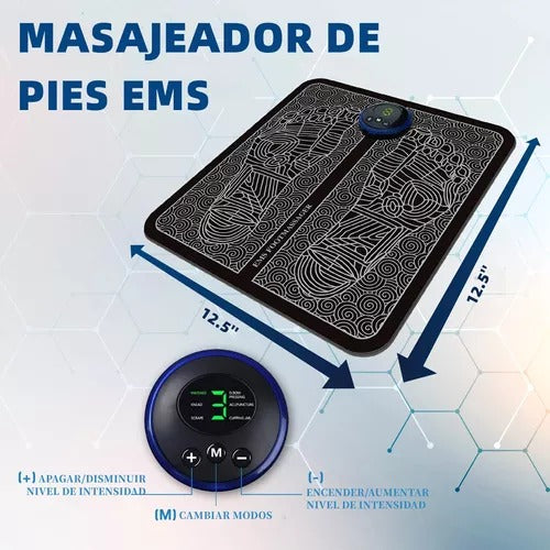 Masajeador Eléctrico Pies Multifunc. Ems